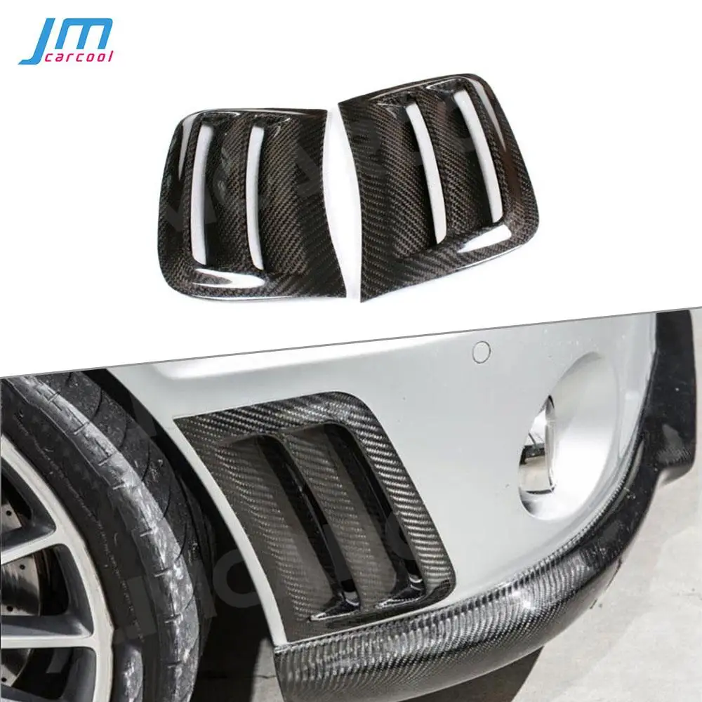 

Carbon Fiber / FRP Front Bumper Side Air Vents Trims Cover Stickers Frame for Benz C Class W204 C63 AMG 2008-2011 Scoop Plates