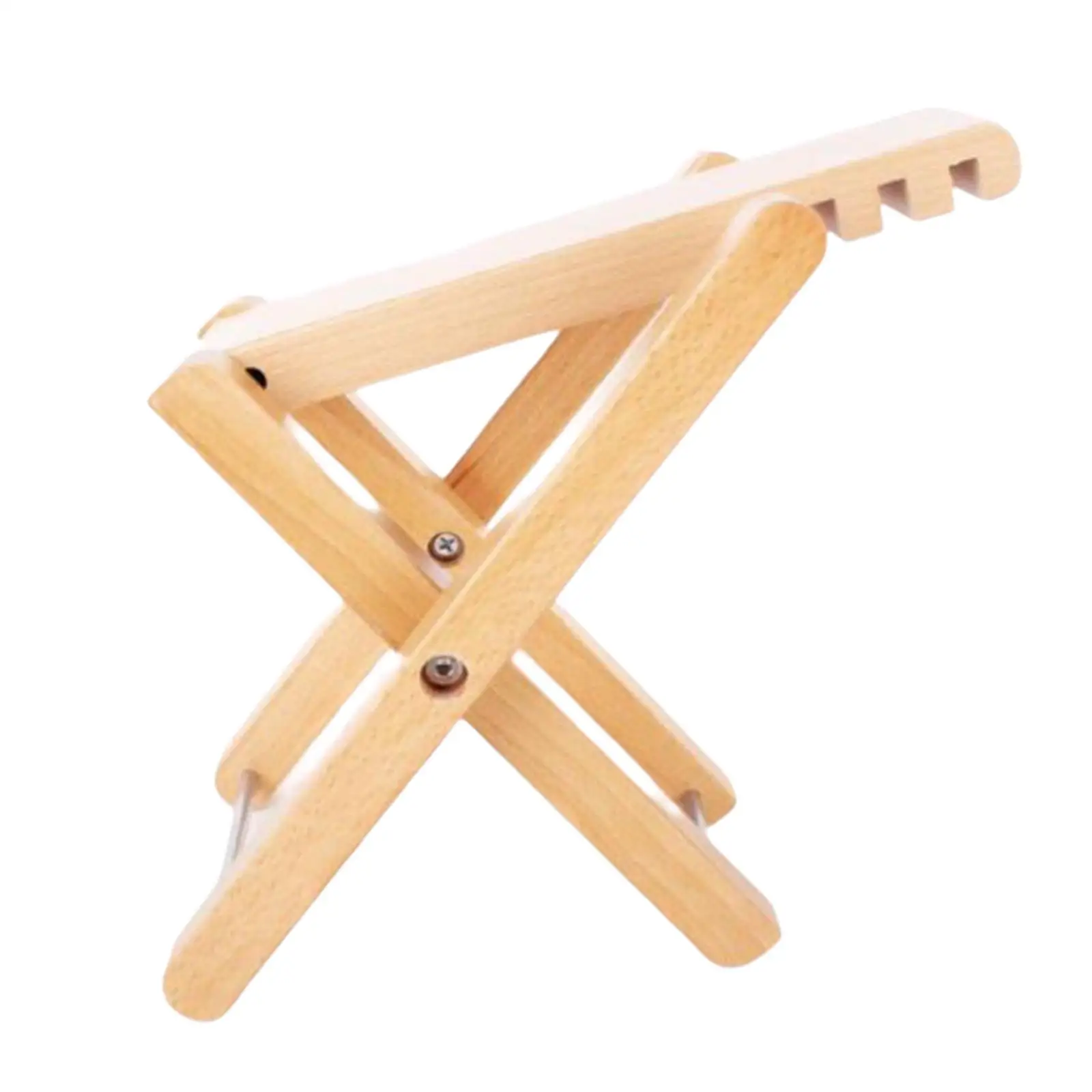 

Wood Guitar Footstool Non-Slip for Acoustic Guitar Classical Guitar Bass
