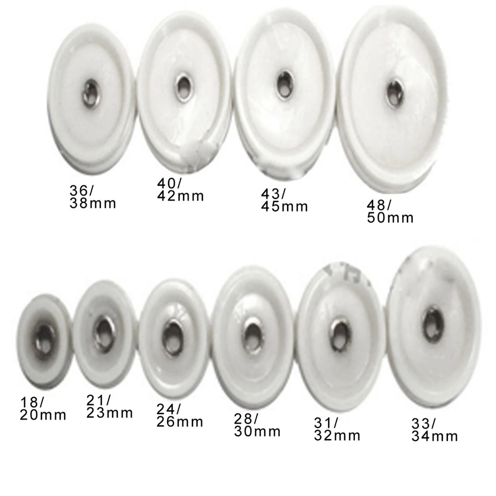 20pcs Back Case Press Die Professional Watch Repair Tool Capping Machine Accesso