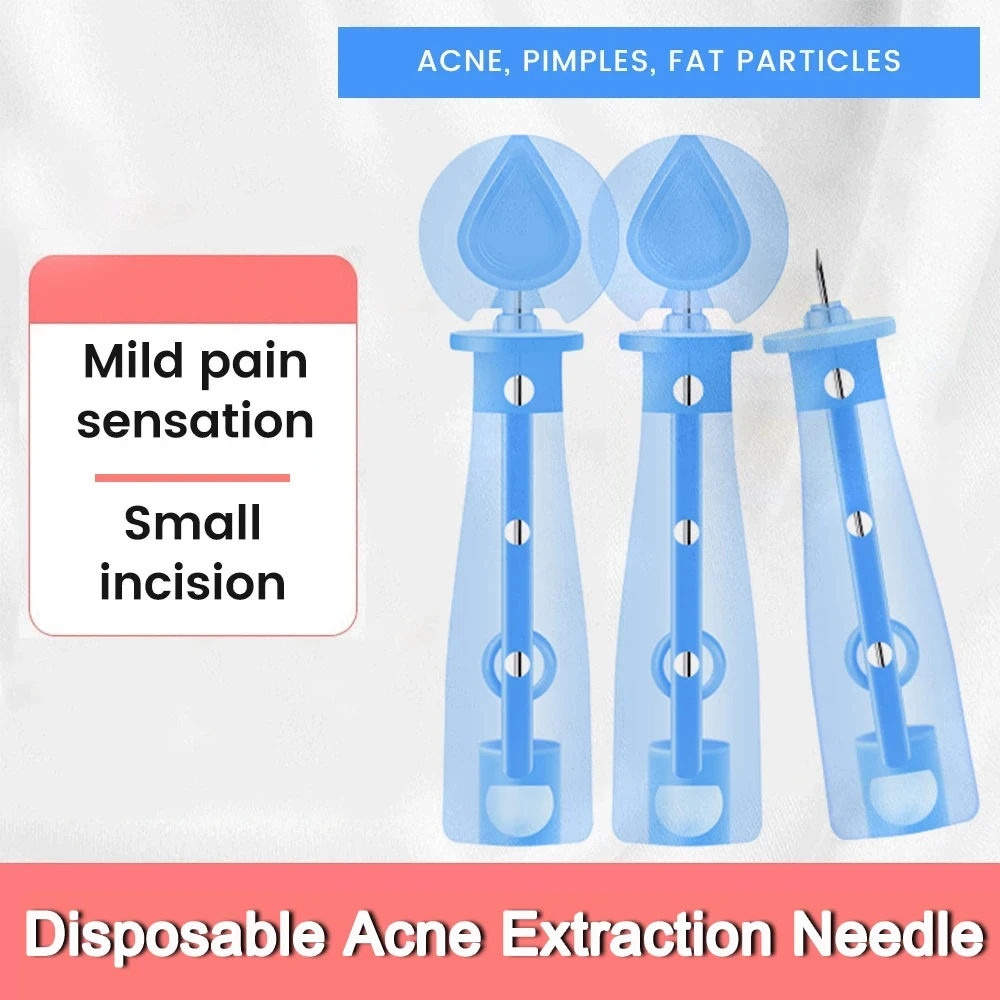 50/100/150pcs Disposable Acne Removal Needles Closed Comedones Fat Particles Blackhead Removal Needles Ultra-Fine Cleaning Tools