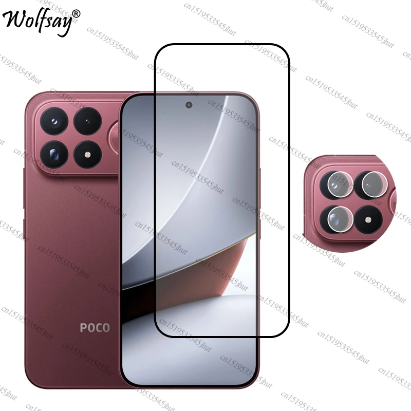 Premium Full Cover Tempered Glass Screen & Camera Protector