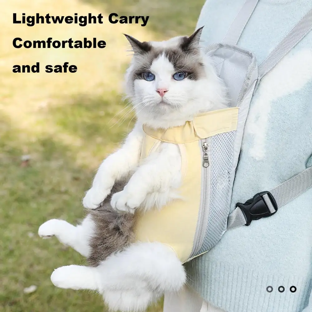 Premium Pet Carrier with Fine Workmanship Adjustable Mesh Pet Carrier Backpack for Small Dogs Cats Outdoor Travel for Hiking