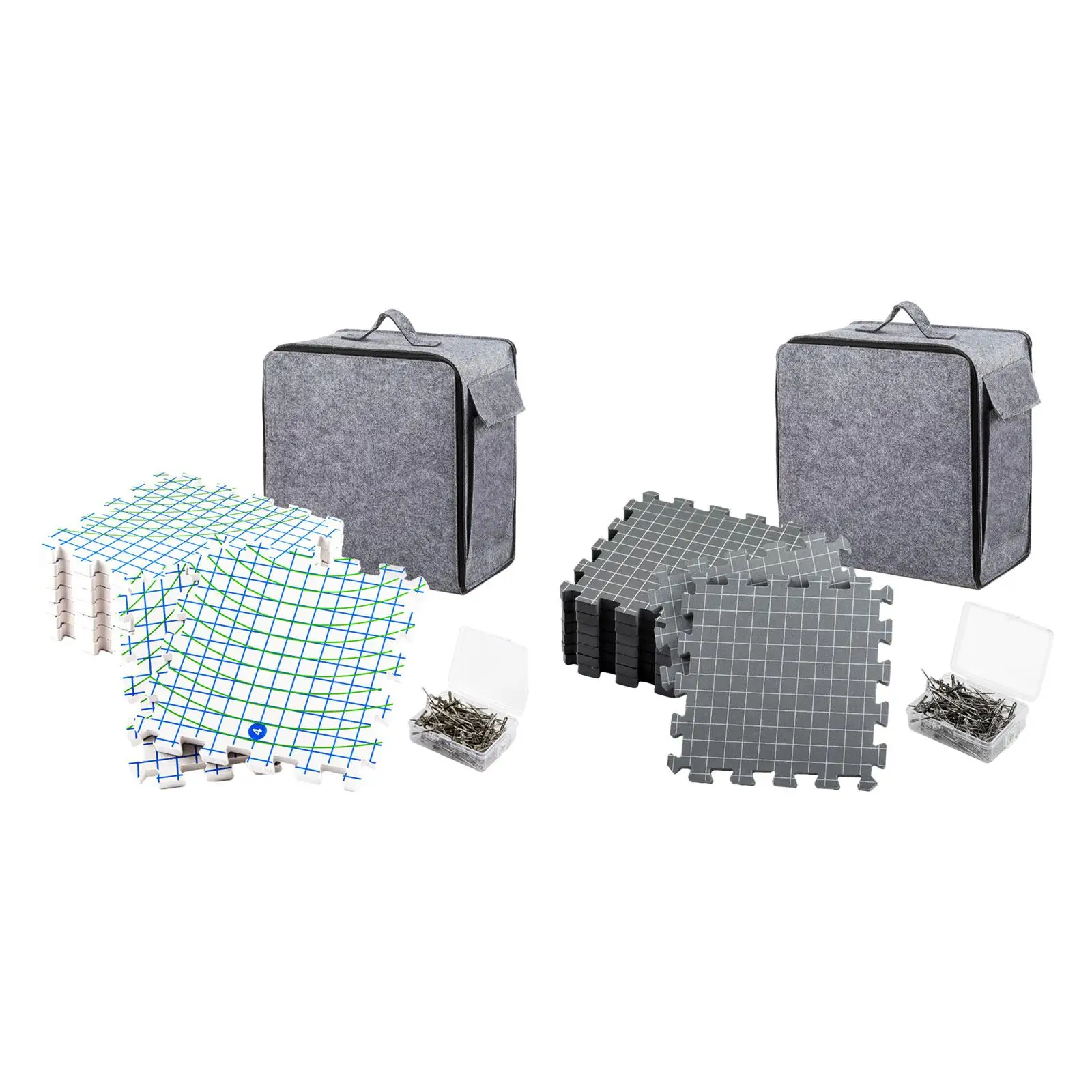 

Блокирующие коврики для вязания, блокирующие доски, портативные ручной работы с сетками