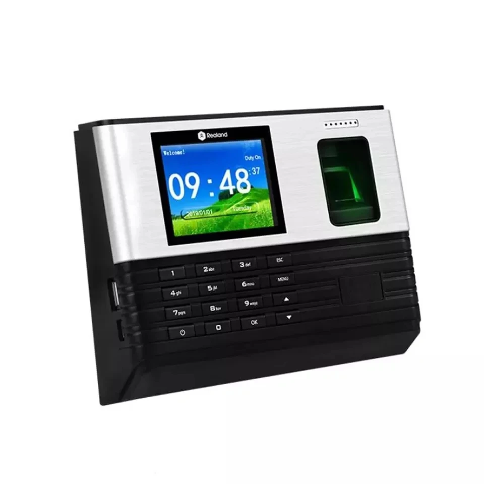 Realand With P2P Cloud Server Time Attendance Machine 125KHz RFID Card TCP/IP Fingerprint Time Recorder Office Terminal