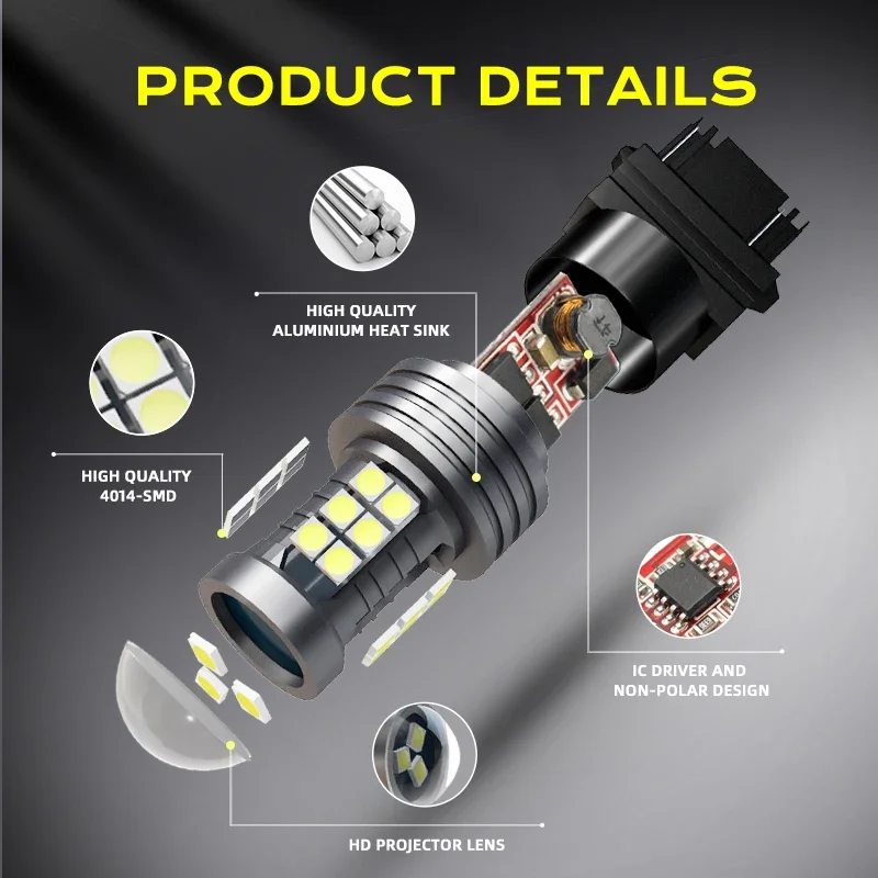 2 x LED      3157 P27/7W 3057 Canbus    ׷ üŰ WJ WG WH WK, Ƽ ĿǴ