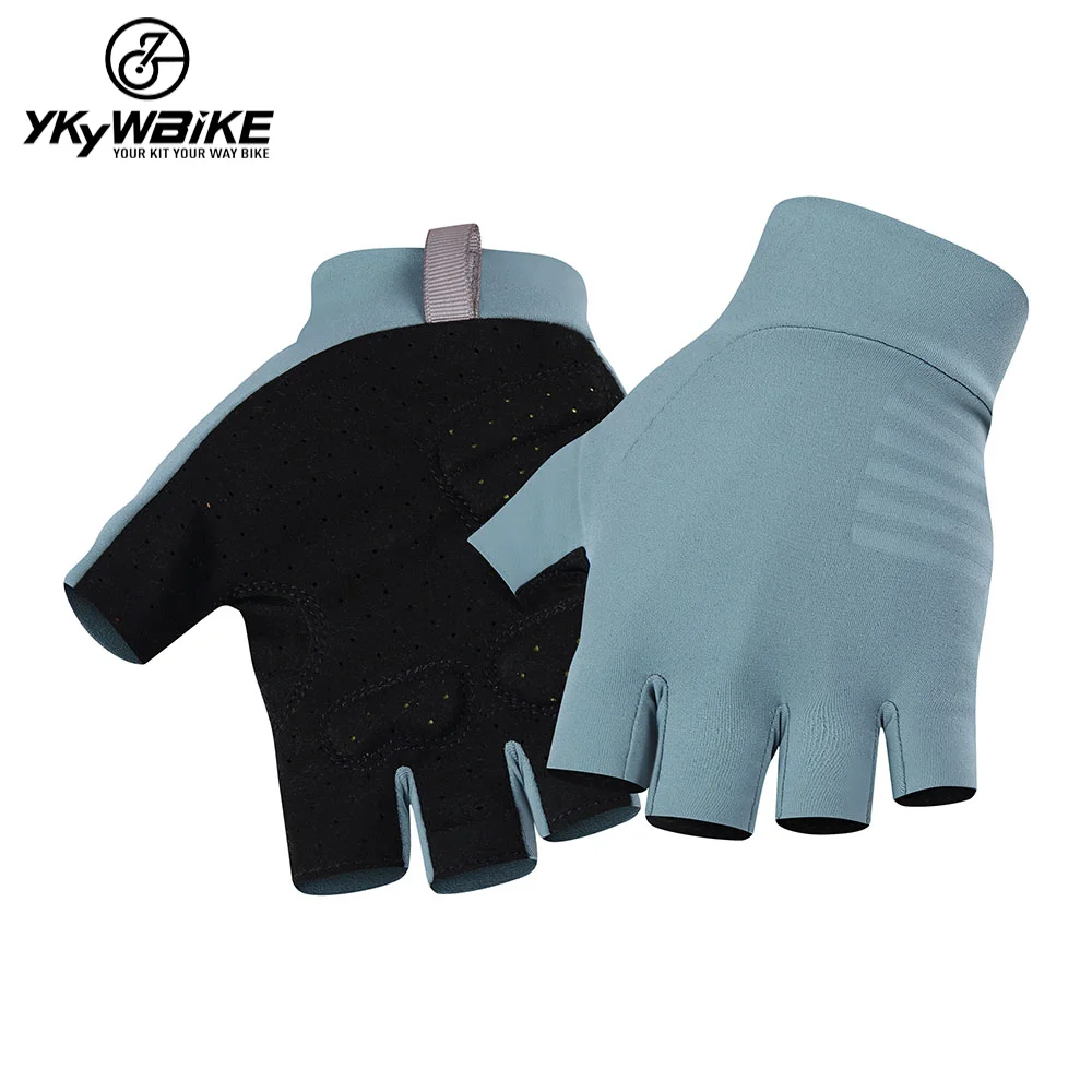 YKYWBIKE Cycling Gloves Half Finger Mens Women's Summer Sports Shockproof Sports Gloves MTB Bike Light Soft Bicycle Glove sport gloves