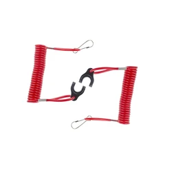 2pcs Kill Stop Switch Safety Lanyard Cord 823054 Fit For Mercury And Mariner Outboard Engine 2-Stroke And 4-Stroke