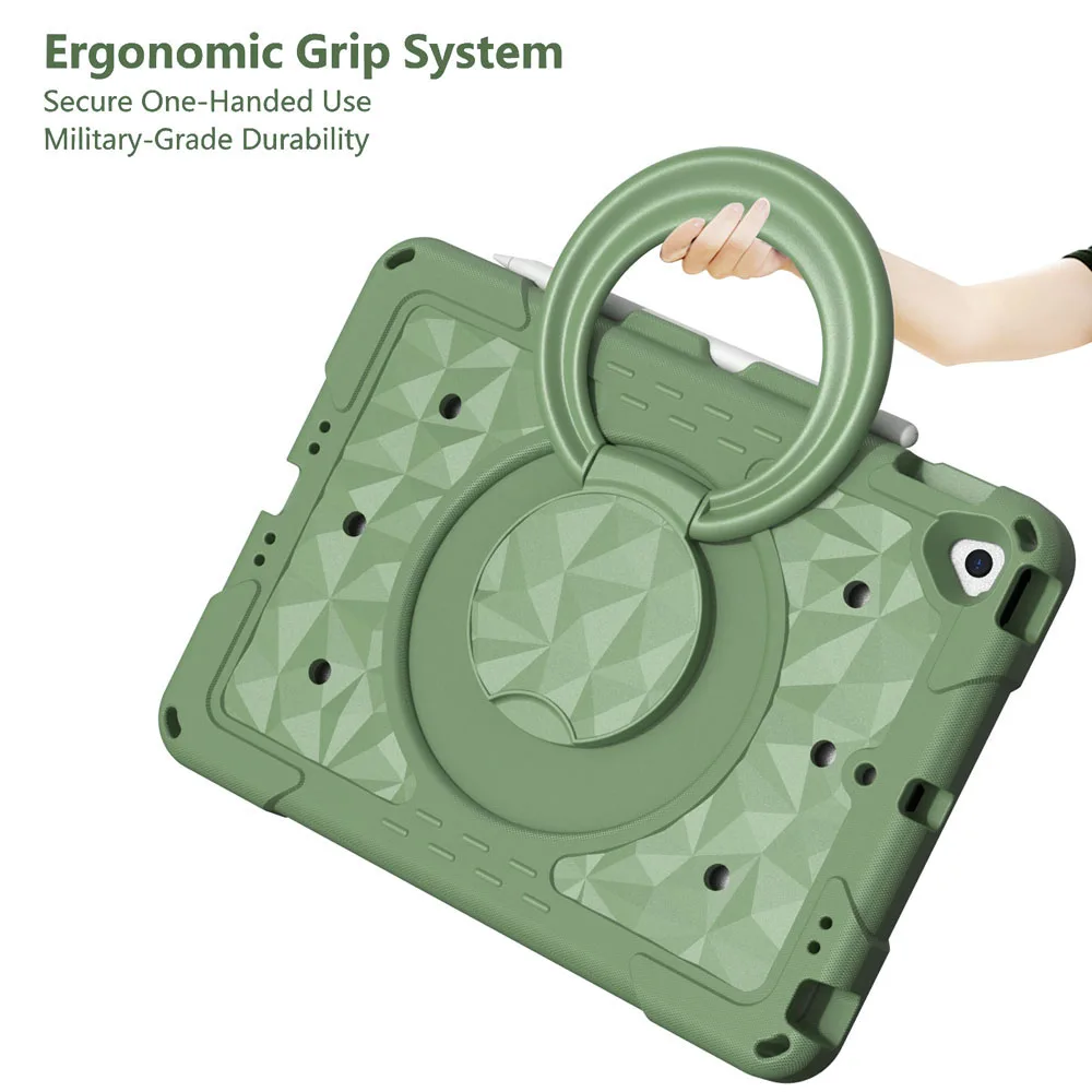 360 Rotatable Kids EVA Shockproof Tablet Case - Child Safe Protective Cover