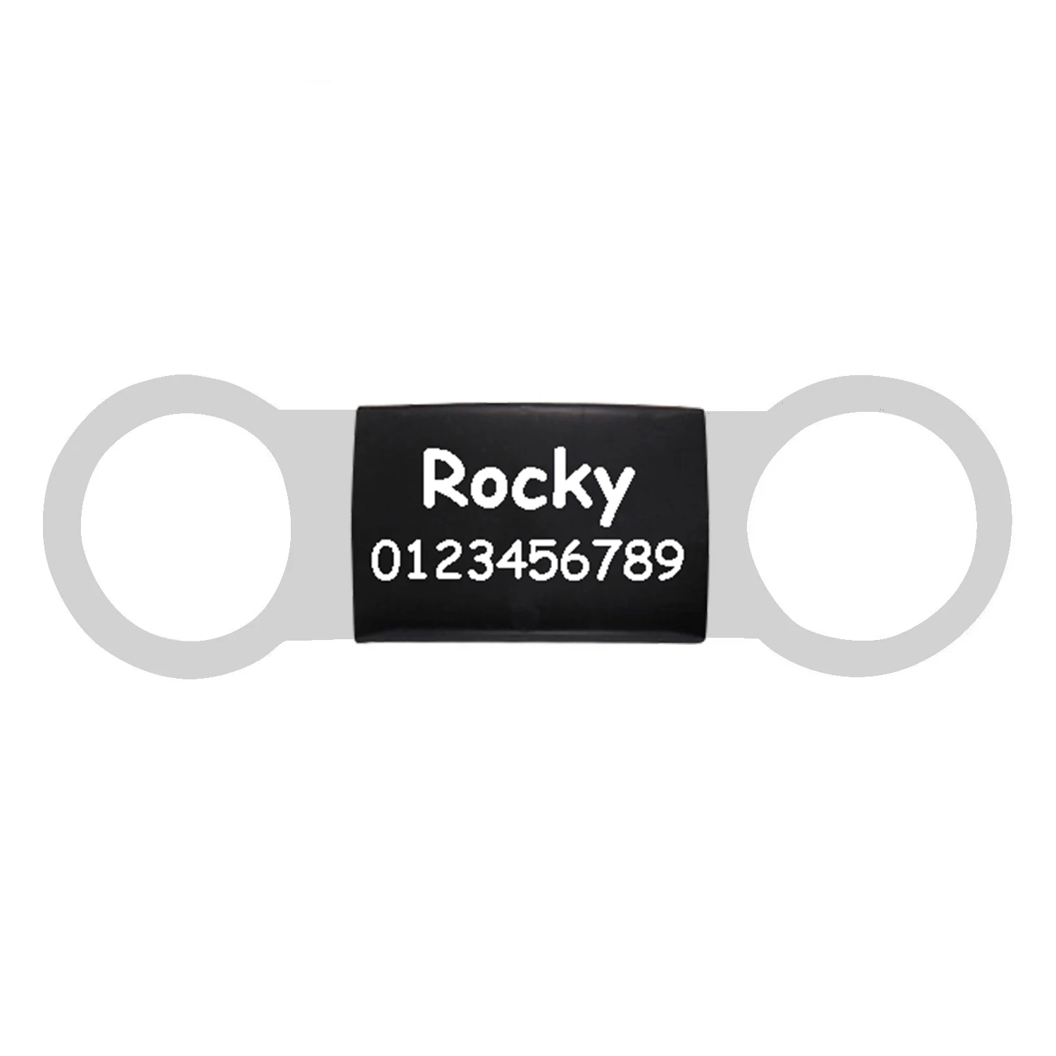 Tag Name Dog Collar name Personalized Cat Tags Slide On Pet Tag ID Silent Custom Dog Tags Engraved Cat Name Customized 