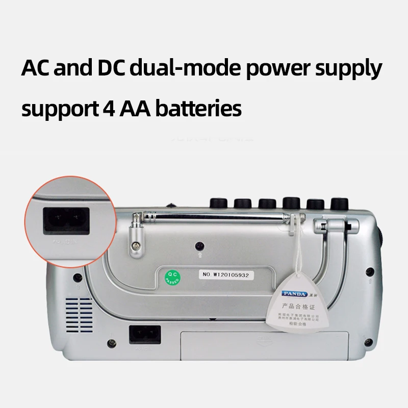 Cassette Player Portable Cassette Player Tape Recorder Walkman Music Speaker FM MW Radio for Elderly Kids Learning Language