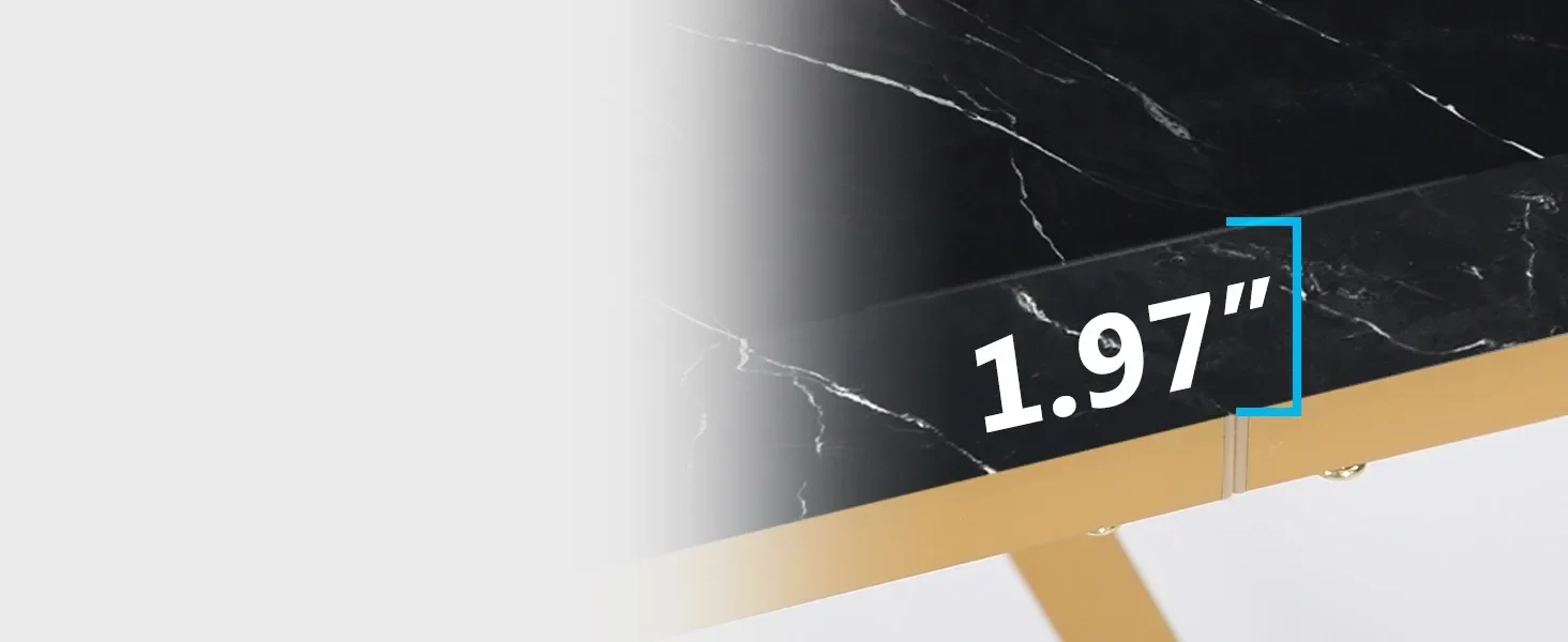 Exquisite Faux Marble Appearance