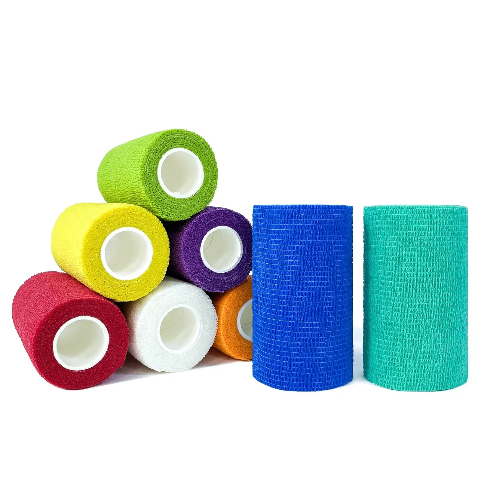 Self Adhesive Bandage 1roll 2.5/5/7.5/10cm*4.8m Non Woven Elastic for Sports Fixing Finger Wrist Leg