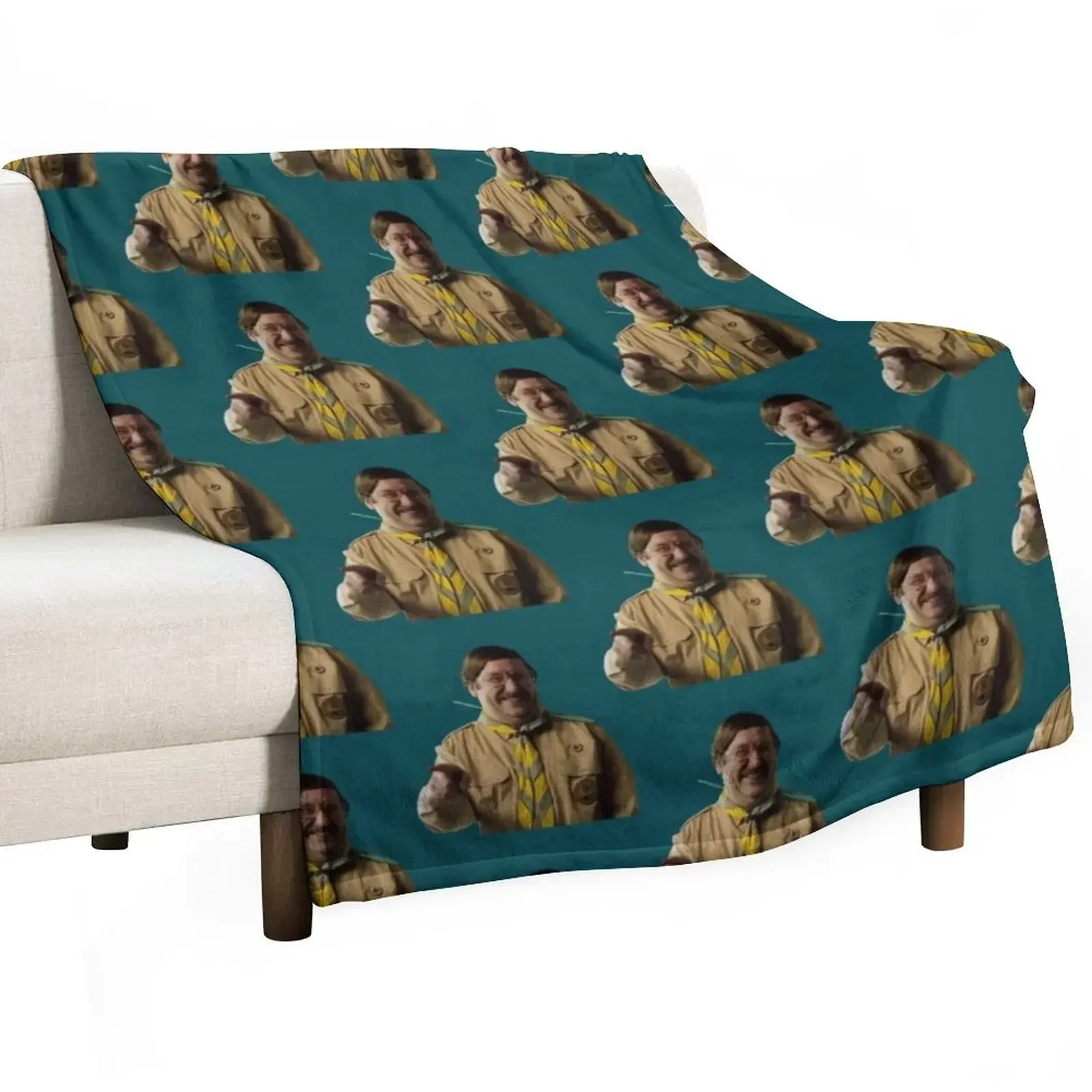 

BBC Ghosts Pat Throw Blanket bed plaid Soft Plaid on the sofa Bed Blankets