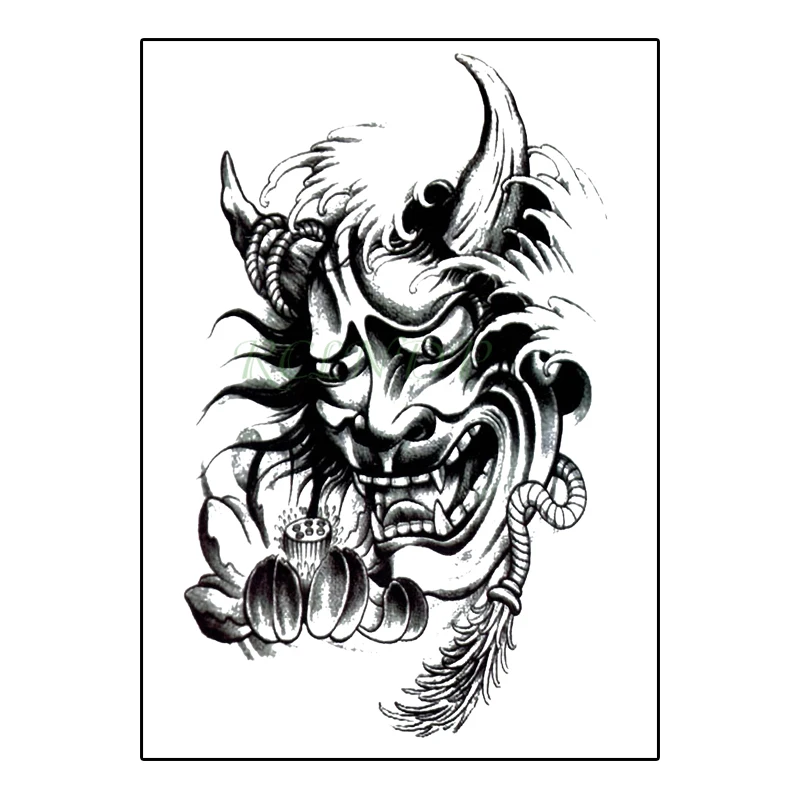 

Водостойкая временная тату-наклейка, голова лотоса, перо, веревка, искусственная тату-рука, тату боди-арт для женщин и мужчин