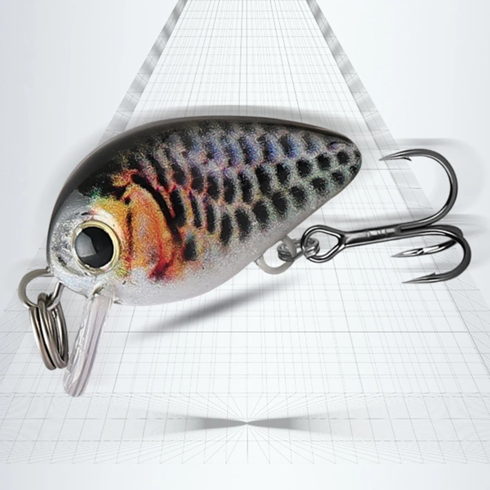 5pcs Mini Crankbait Fishing Lure 30mm 2g Floating Wobbler Swimbait Fishing Bait for Freshwater & Saltwater Angling