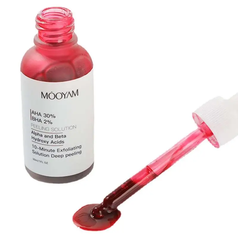 Sieri Per Il Viso Acidi Aha Essenza Per La Riparazione Dei Brufoli 30Ml Idratante Per Addolcimento Del Viso Per Punti Neri Pori Dilatati Linee Sottili