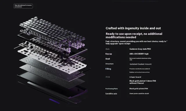 キーボード RAKKA80 Edge Gray キーボードメーカー「RAKKA」、日本市場に本格参入 高性能