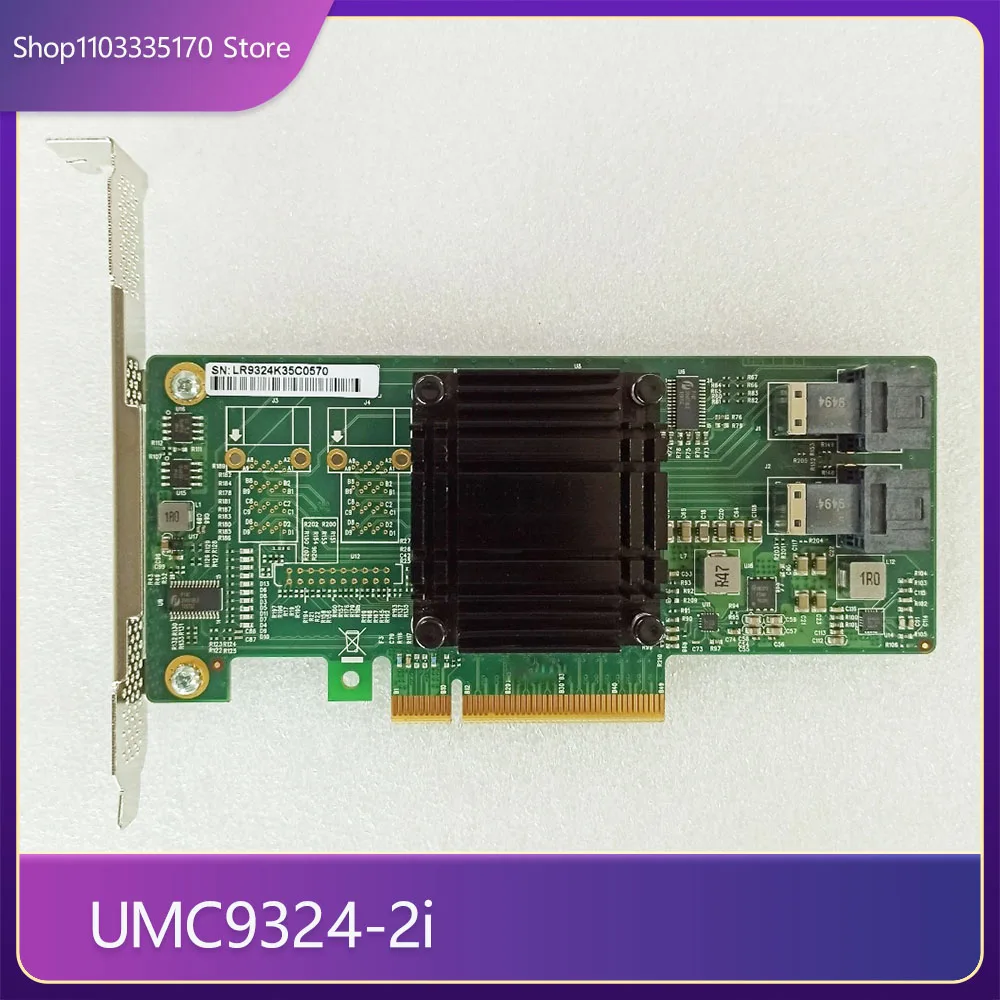 Dual-port U.2 Adapter PCIe x8 4-port NVMe Expansion Card UMC9324-2i 1 Dual port U 2 Adapter PCIe x8 4 port NVMe Expansion Card UMC9324 2i