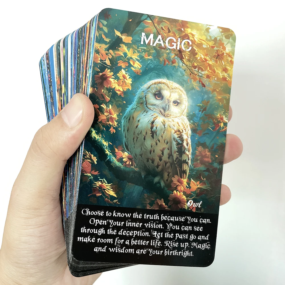 【正規品オラクルカード】海外新作✨動物と人間を融合したキメラモチーフのデッキ 美しい精神を伝えるオラクルカード,オラクルデッキ,占いおもちゃ