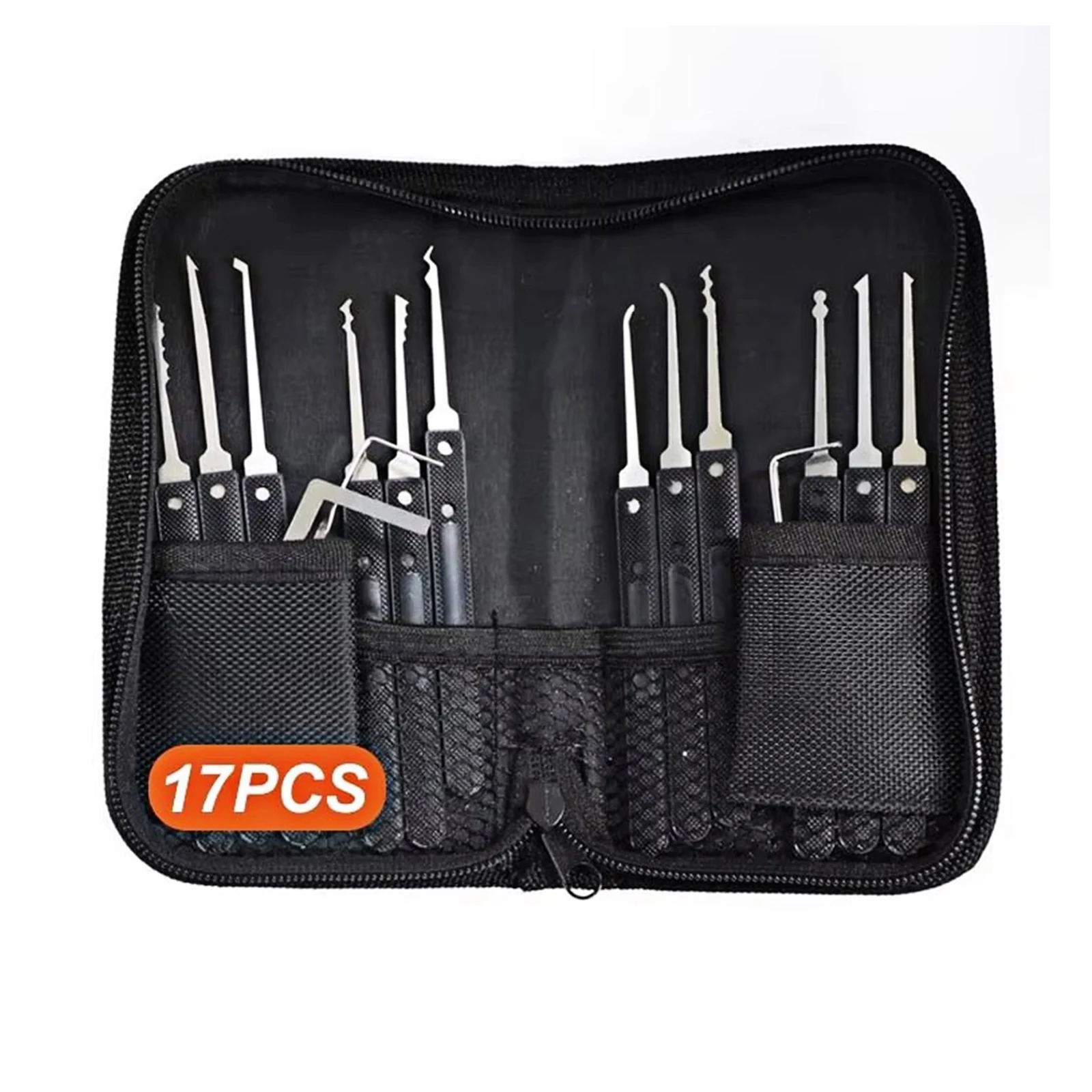 17 Piece Blue/Black/Gray/Orange Beginner Lock Picking Tool Set Professional Multi-Tool Lock Picking Training Kit