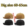 Big Head Size Snapback Embroidery Hat Men 6cm Short Brim HiP Hop Baseball Cap for Male Causal Street Wear Hats Autumn Caps Men 1