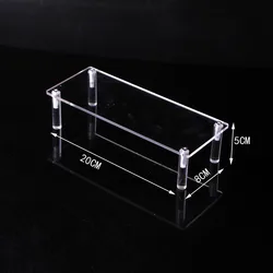 Acrylic Multi-Level Display Stand for Collectibles and Accessories (1 tier 20x8cm)