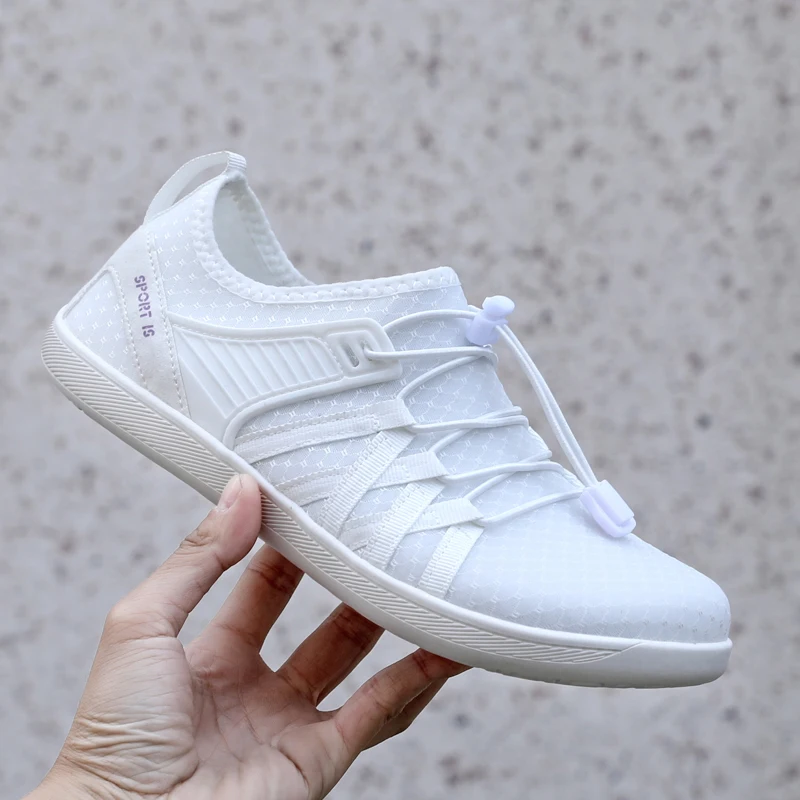 New Unisex Wider Shoes Breathable Mesh Men Barefoot Wide-toed Shoes New Flats Soft Zero Drop Sole Wider Toe Sneakes Large Size 3