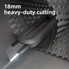 Deli Snap-off Utility Knife Mini Retractable Box Cutters 9mm 18mm High Carbon Steel Blades Auto Lock Office Home Use Hand Tool 4