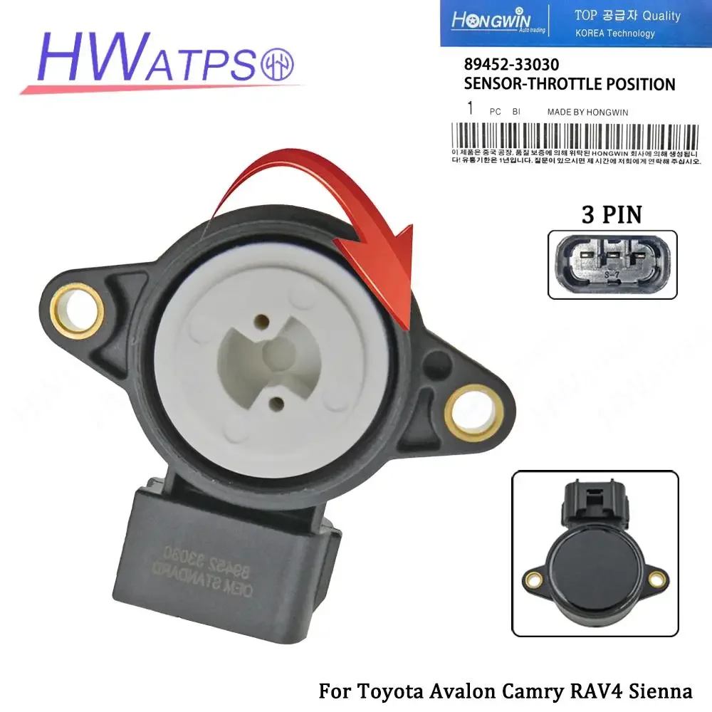 Throttle Position Sensor Throttle Position TPS Sensor Fits Toyota Toyota Estima ACR30 Corolla AE100 Alphard ANH10 CAMRY ACV30 89452-33030