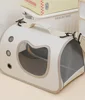 Portable Pet Carrier Bag for Small Dogs Cats Outdoor Foldable Cat Bag Breathable Cat Shoulder Bag Kitten Carrying Bag
