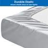 4/6 Pieces Luxury Bedding Sheet Set Egyptian Cotton 1000TC Fitted Sheet Flat Sheet Pillowcase - Wrinkle, Stain, Fade Resistant 5