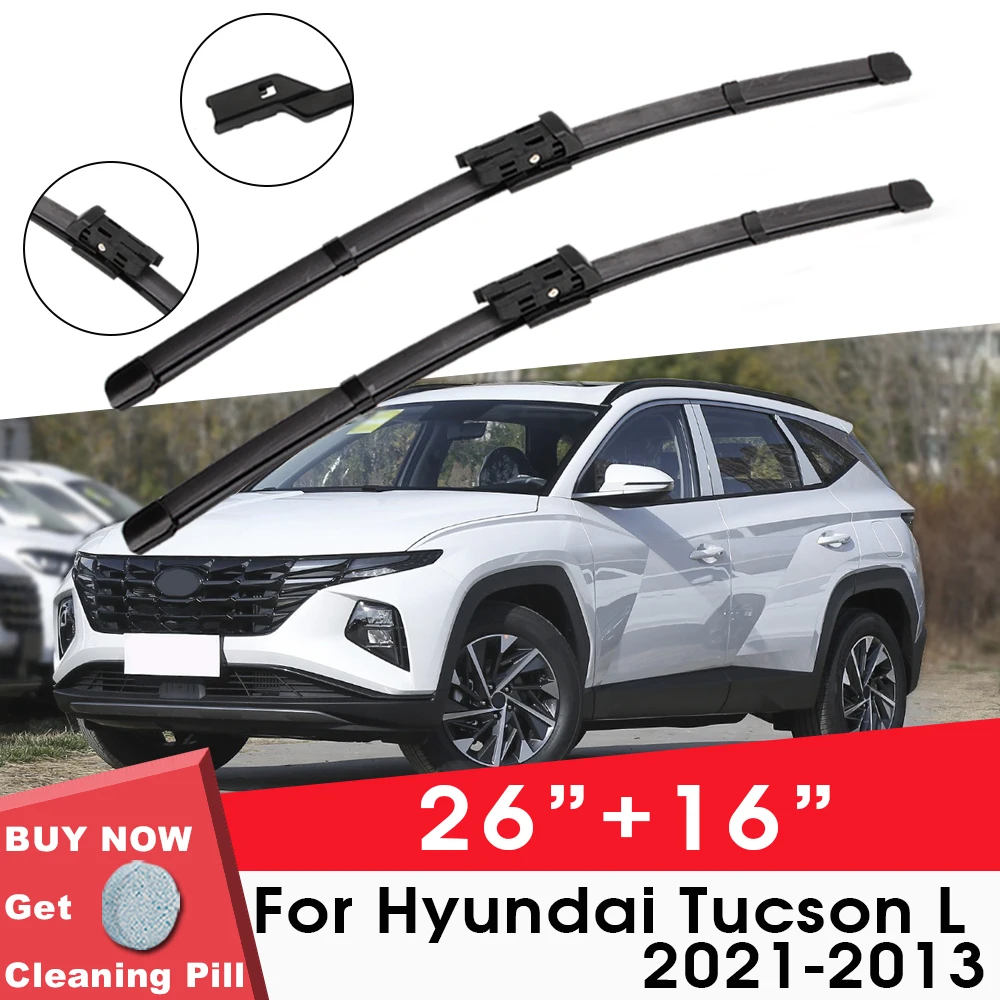 2 Plumas Limpiaparabrisas Reluvsa Para Hyundai Tucson 2018