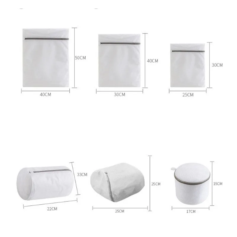 1pcs Anti-deformation Mesh Laundry Bag Washing Machine Shoes Pouch Travel Shoe Storage Bags Protective Clothes Organizer 6
