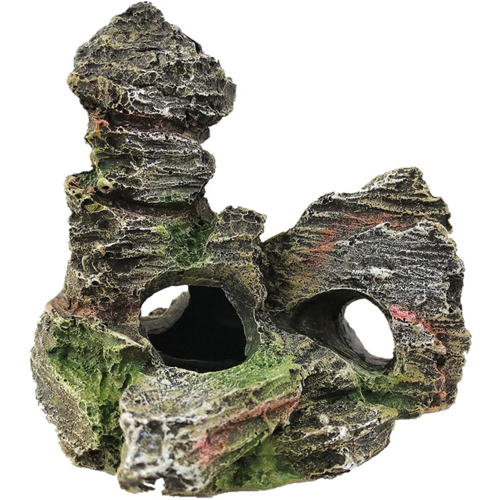 Title 10, Resin Home Aquarium Cave Fish Tank Decorations ...