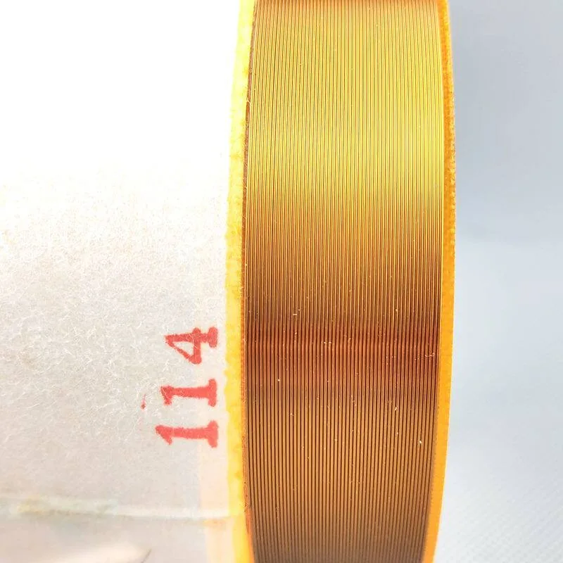 1개 114mm 보이스 코일 2겹 알루미늄 원형 와이어 베이스 스피커 부품 8Ω 80mm 유리섬유 포머