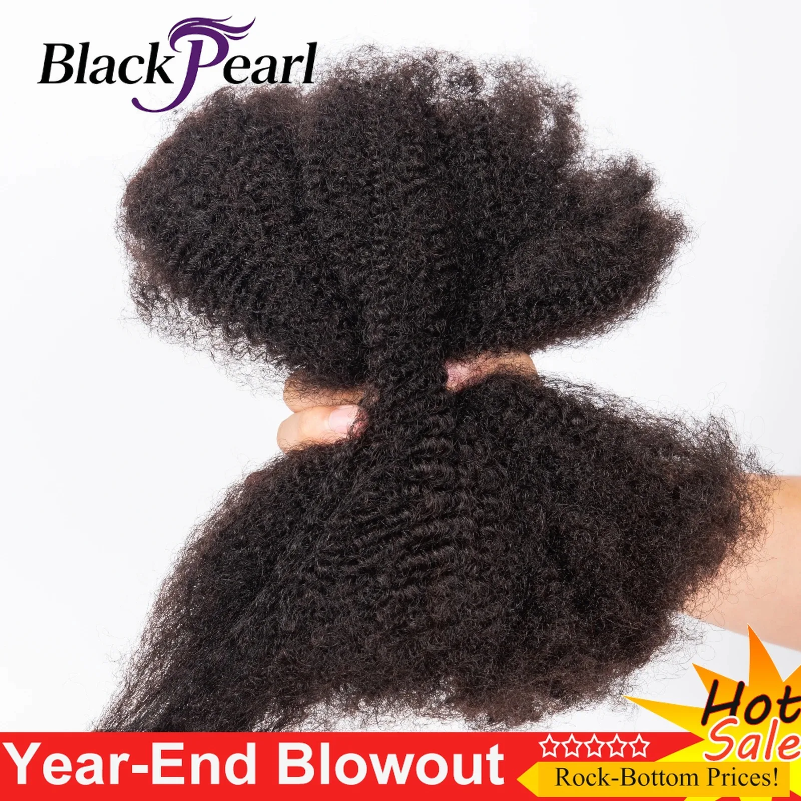 X Human Hair Afro Kinky Bulk 18-44 Inches For Mini Twist 50g Hair Bundles Repair Locs Natural Black For Dreadlock Extensions 2