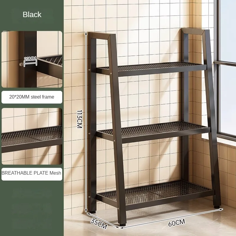 Multi-Tier Iron Plant Stand for Indoor and Outdoor Use Modern Flower Shelf Space-Saving Storage Rack for Balcony and Garden