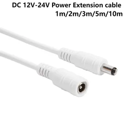 DC 12V-24V Power Extension Cord Cable Lightweight Gadgets Male Female 5.5x2.1mm Easily Carrying Power Adapter Wire