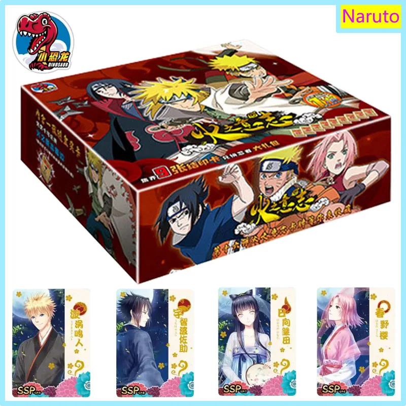 

Original Naruto Series Collection Cards Booster Box Anime Character Uchiha Sasuke Rare Peripheral Card Children Birthday Gifts