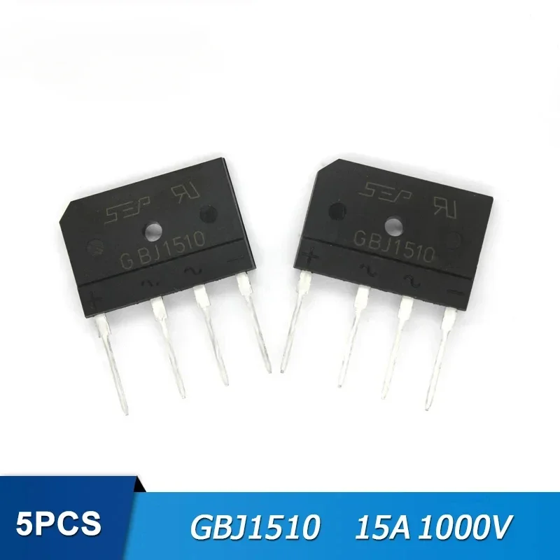 5PCS Rectifier Diode DIP GBJ1510 GBJ2510 GBJ3510 Diode Bridge Rectifier Kit