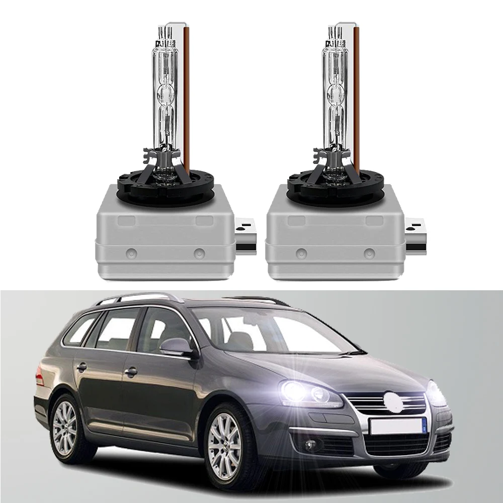 

Ксеноновая лампа для фар VW Golf MK6 Estate AJ5 2009-2013 6000K HID, дальний и ближний свет (подходит только для оригинальной лампы-ксенон)