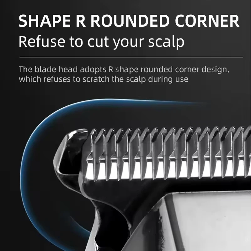 Kemei KM-5027 Original Electric Hair Clipper Rechargeable Hair Trimmer LCD Display Hairdresser Professional Cutting Machine 3