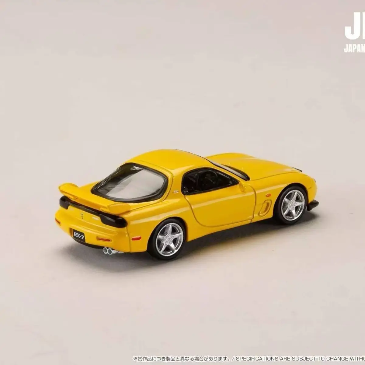 HJ&JDM64 1:64 RX-7 FD3S 심플 버전 합금 자동차 모델