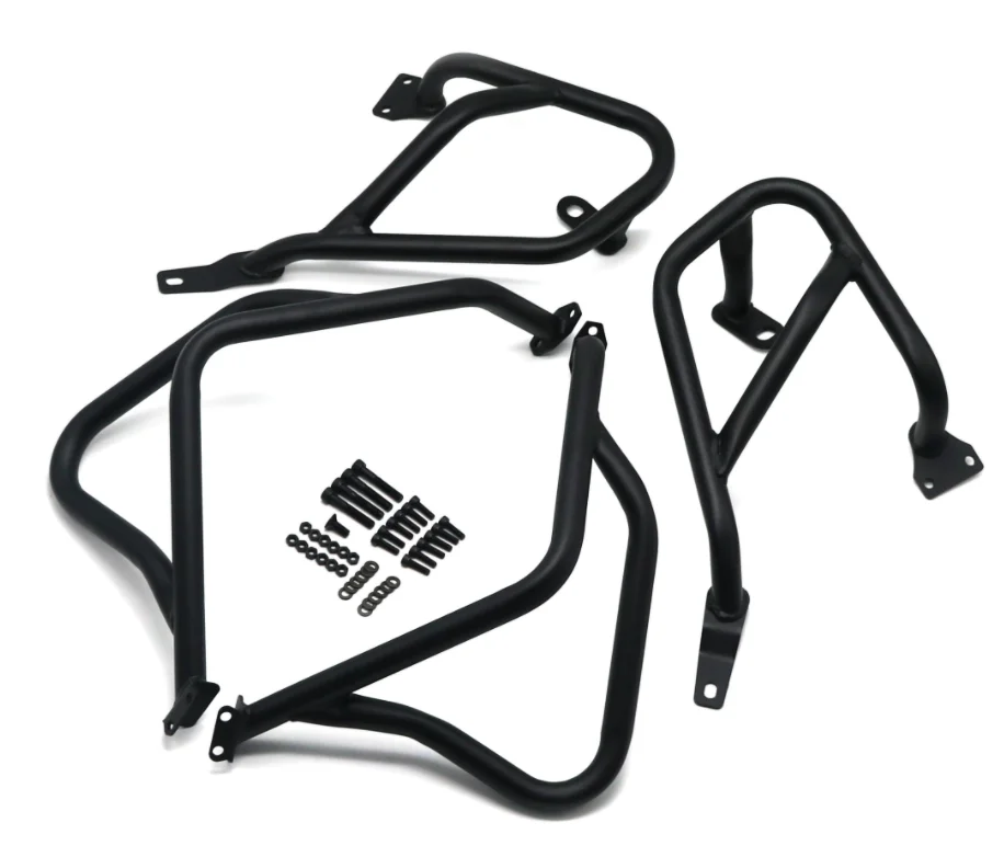 

REALZION Motorcycle Bumper Engine Guard Stainless Steel Cover Anti Fall Frame Protection For Kawasaki Versys650 2015 - 2019