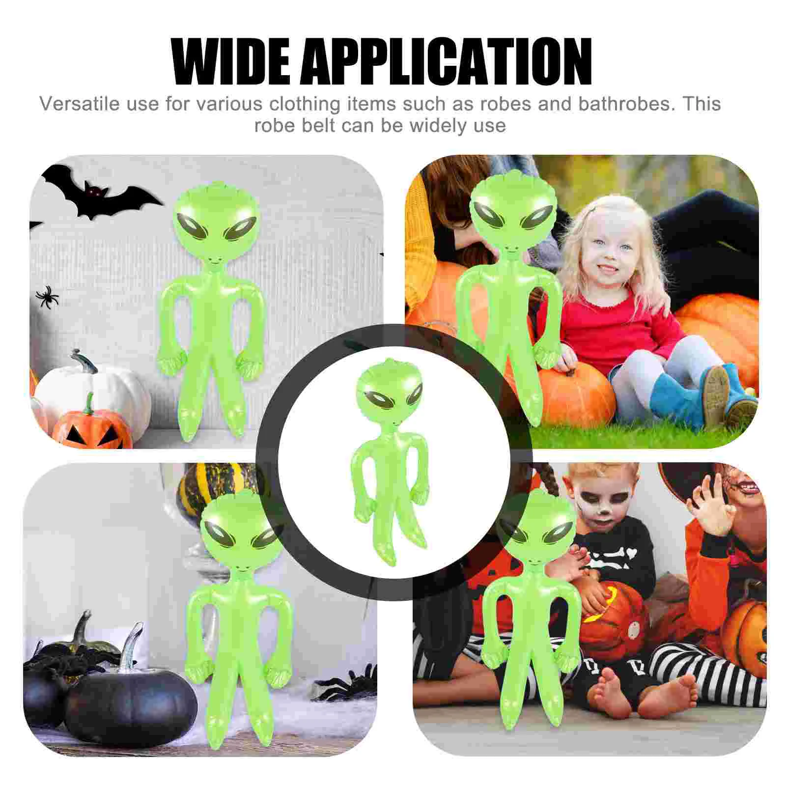 Greenery Decor Inflatable Alien Expand Halloween Inflates Pvc Props Blowing up Child