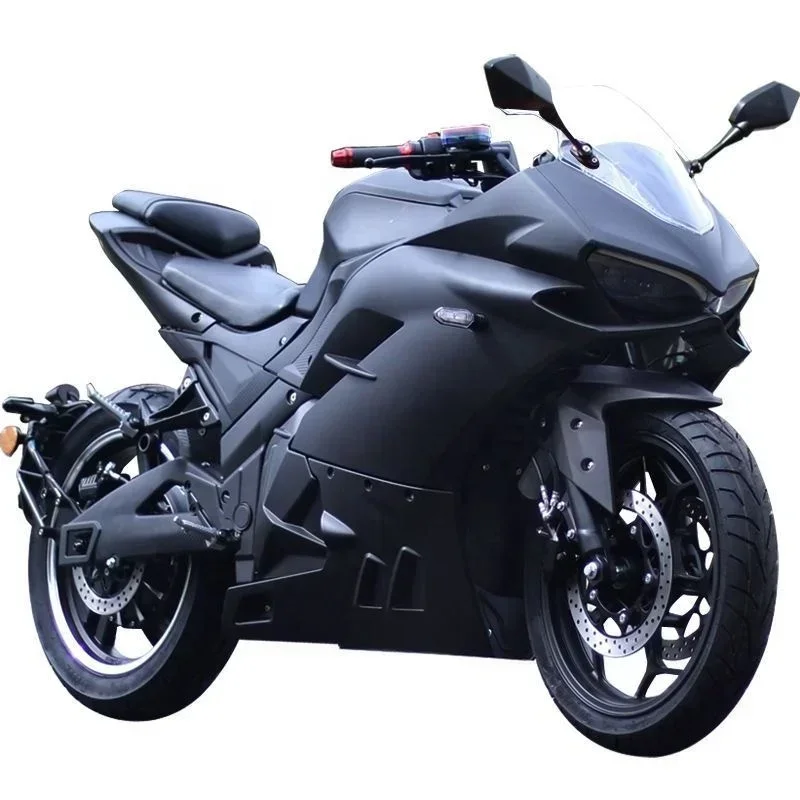 Two-wheeled electric motorcycle high-speed adult electric bicycle 5000W/8000W/10000W120AH long-distance motorcycle
