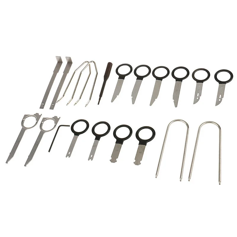 CD Player Removal Tool Set 20pcs Automobile Car Radio Audio Removal Install Key Kit