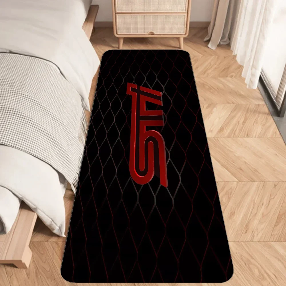 thumbnail image 1 of Alfombrilla de franela con estampado gráfico de coche de carreras Sti para baño, cocina, entrada, decoración del hogar, 1 of 5