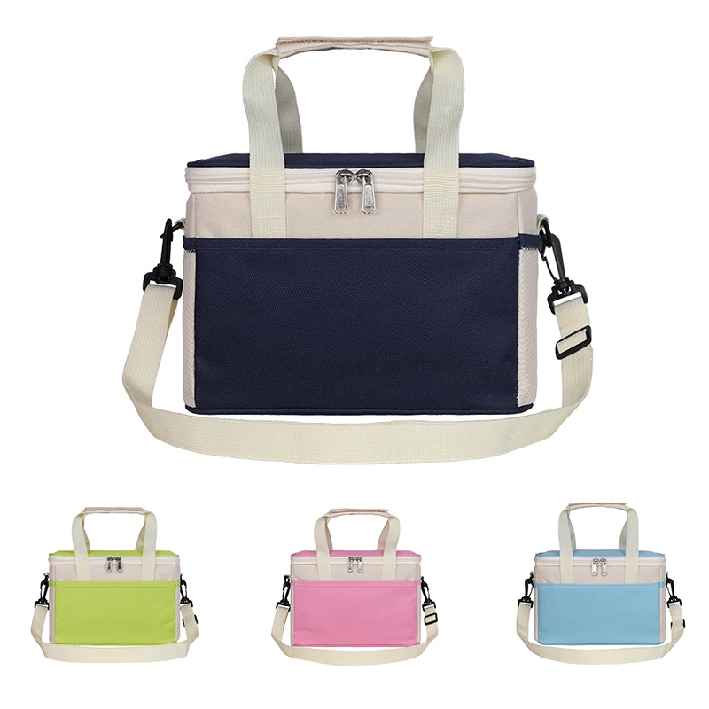 

2023 Hot New 1PCS Oxford Hand Carry Thickened Cooler Bag Picnic Protable Ice Bags Food Thermal Organizer Lunch Bag