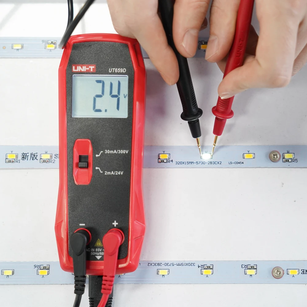LED Lamp Tester TV Backlight Tester Multipurpose LED Strips Beads Test Electric Instruments UNI-T UT659A UT659D 0~300V Output